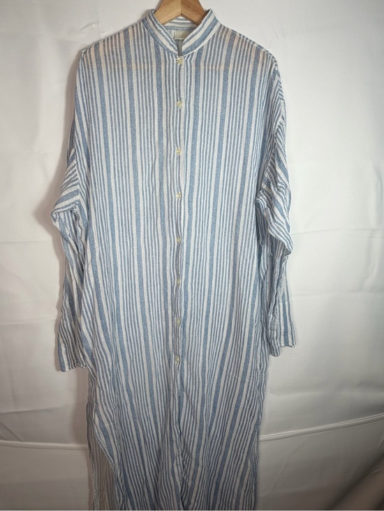 Victoria's Secret Other - Vtg 80s Victoria Secret Crown Label Cotton Stripe Long Nightgown Maxidress L/XL